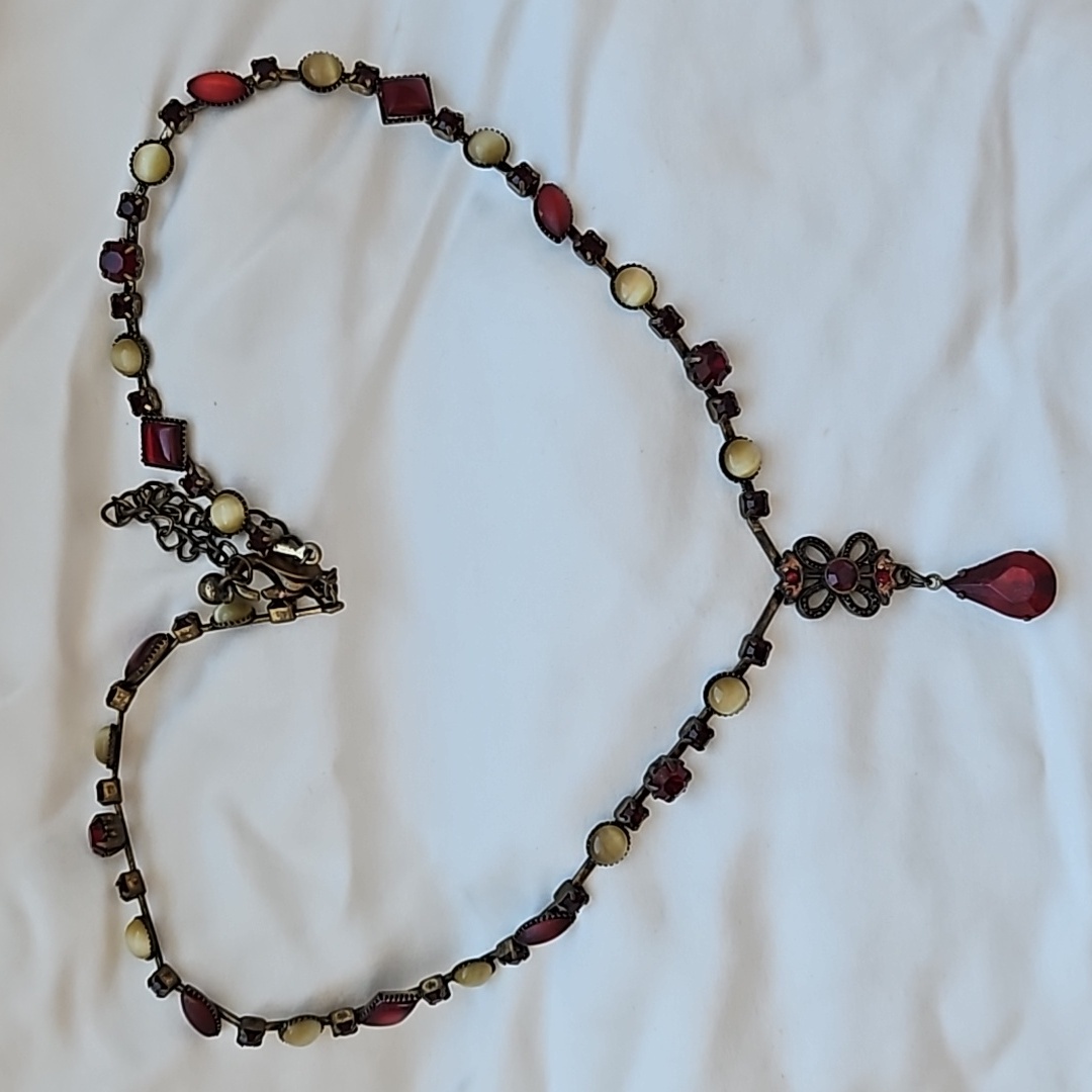 Vintage Y Necklace